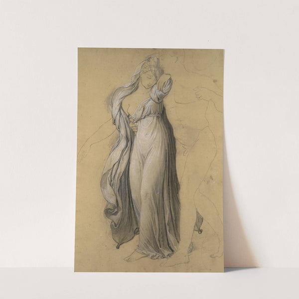 Drapery Study for &#039;Castor and Pollux Freeing Helen&#039; by Joseph-Ferdinand Lancrenon