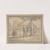 Drawing for a book illustration by Samuel Wale