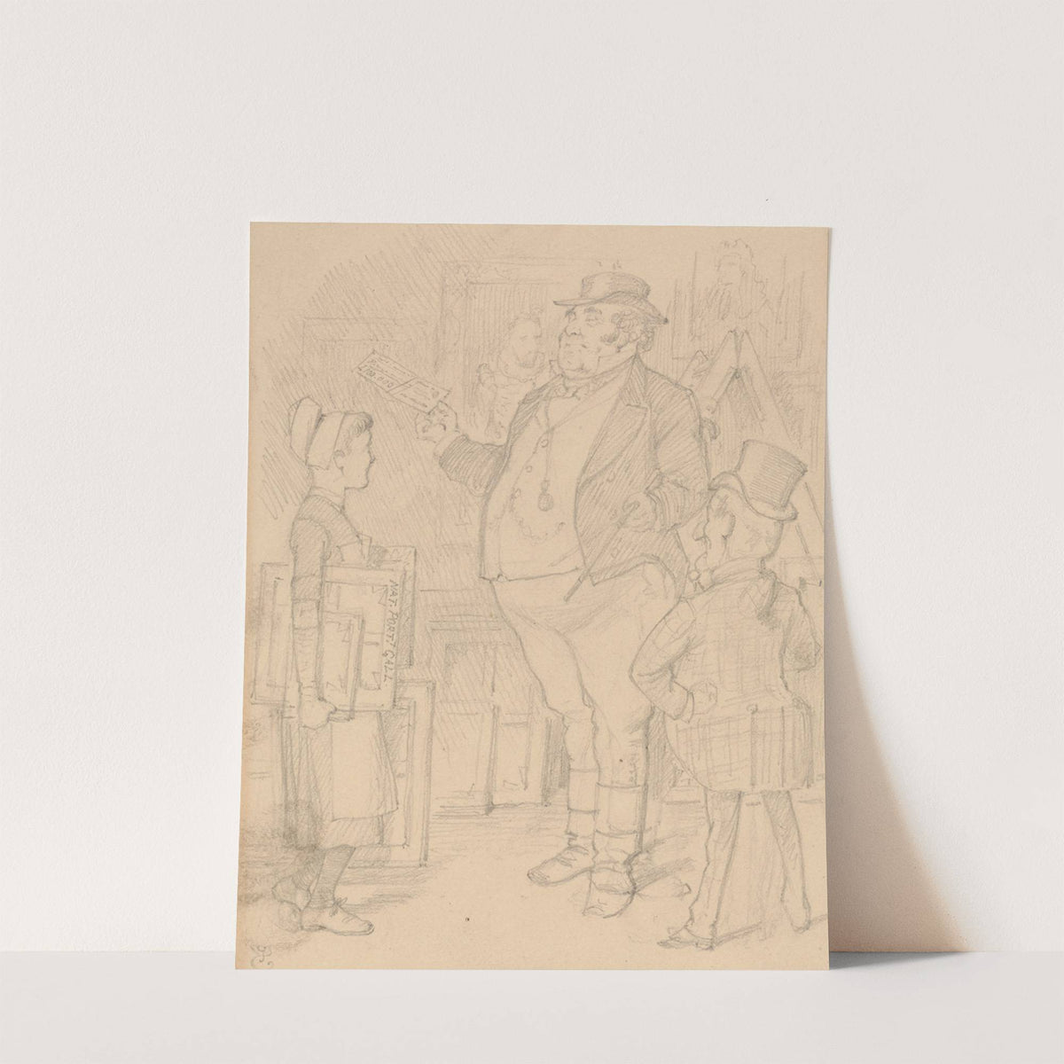 Drawing for a s kitchen by Jean-Louis van Kuyck