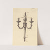 Drawing for a Wall Light by Jean-Louis Prieur