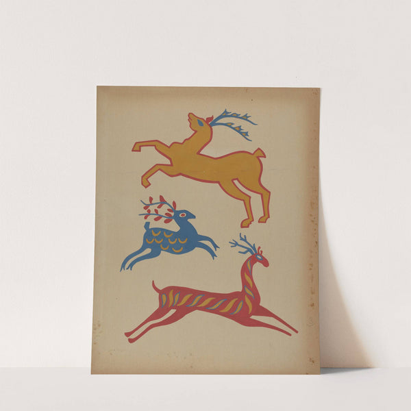 Drawing for Plate 3 - From Portfolio Folk Art of Rural Pennsylvania by American 20th Century