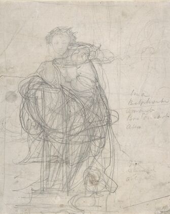 Drawing for Spencer’s Fairie Queene (ca. 1855)