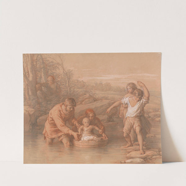 Drawing for The First Voyage by William Mulready