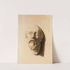 Drawing of Cast of Male Head by Howard Russell Butler