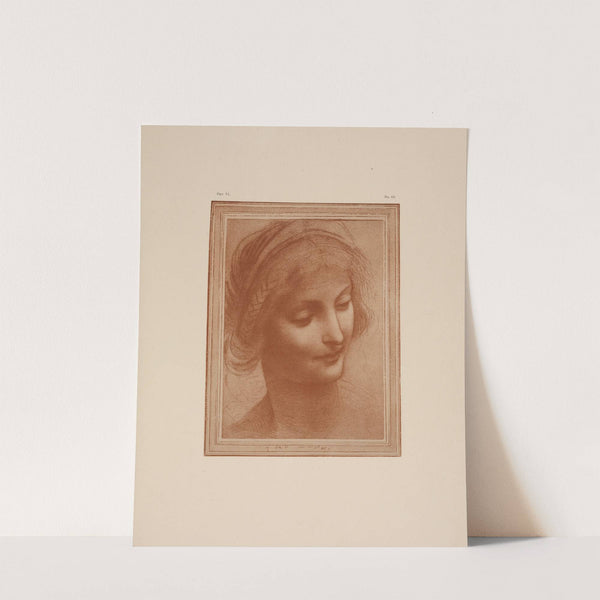 Drawing of the head of the blessed virgin by P. &amp; D. Colnaghi