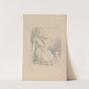 Drawing of the Rabbit Scurried by Sir John Tenniel