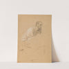 Drawing older man by Gustav Klimt