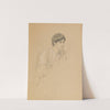 Drawing young man by Gustav Klimt
