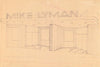 Drawings for proposed decorations of Mike Lyman’s Restaurant, 424 W. Sixth St. Los Angeles, CA. Perspective of entrance