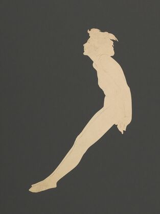 Dreaming, preliminary study for painting (1925)