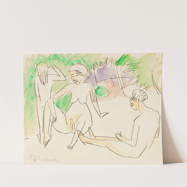 Drei Frauenakte (1911) by Ernst Ludwig Kirchner
