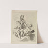 Drei Kinder mit Querflöte und Tamburin by Pierre-Alexandre Aveline