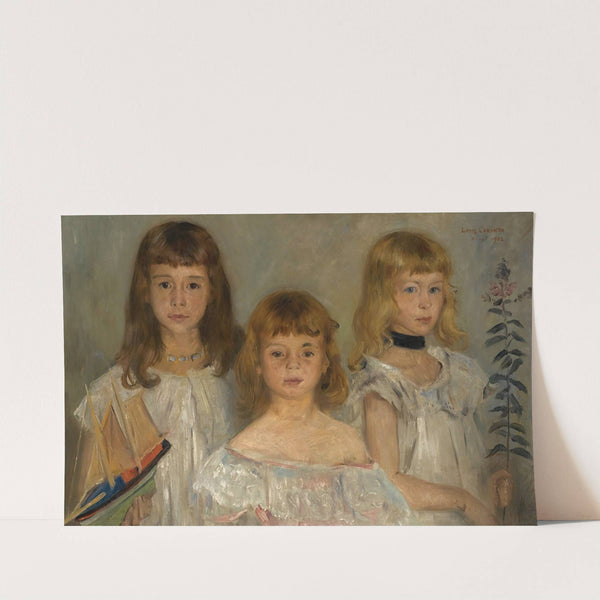 Drei Kleine Mädchen (Three Girls) (1902) by Lovis Corinth