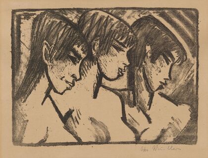 Drei Mädchen im Profil (1921)