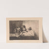 Dressed monkey gives writing lessons to a dog and monkey by Zacharie Noterman