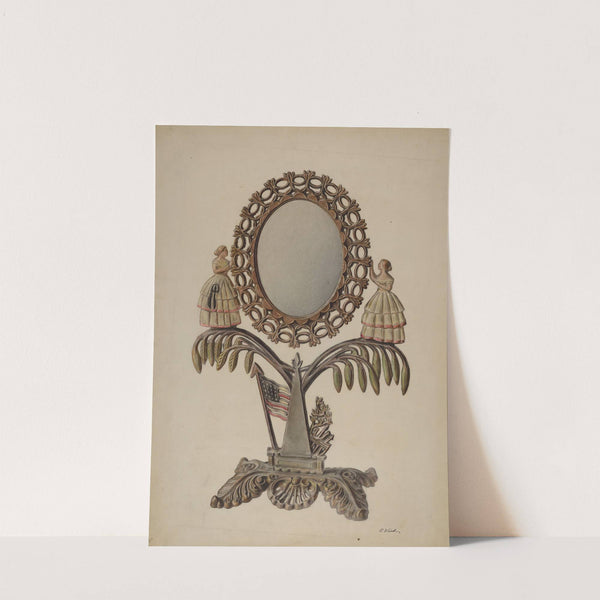 Dressing Mirror (cast iron) by Paul Ward