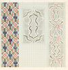 Drie decoratieve ontwerpen