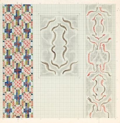 Drie decoratieve ontwerpen