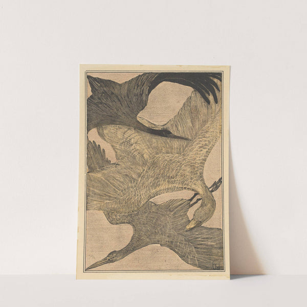 Drie vliegende vogels. by Theo van Hoytema