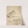Drifting in a Boat by Tsubaki Chinzan