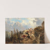 Driving Down the Cattle from the Alps by Josef Thoma