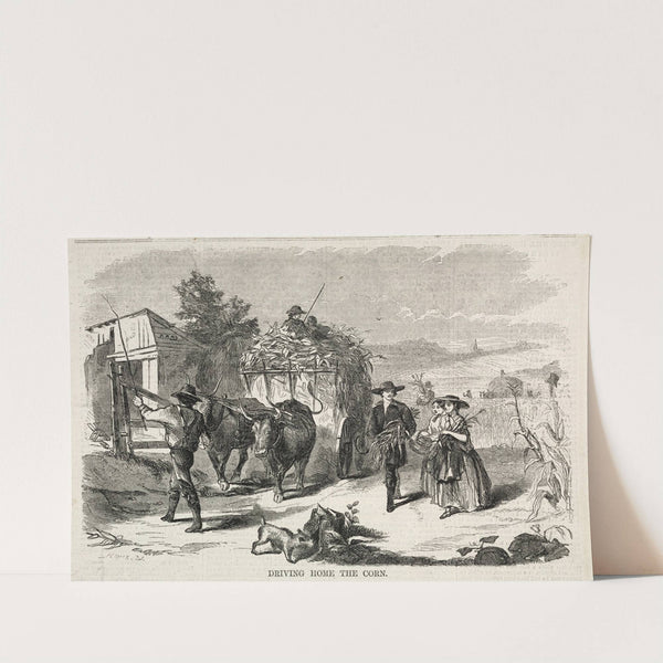 Driving Home the Corn (1858) by Winslow Homer