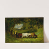 Driving Home the Cows by Edward Mitchell Bannister