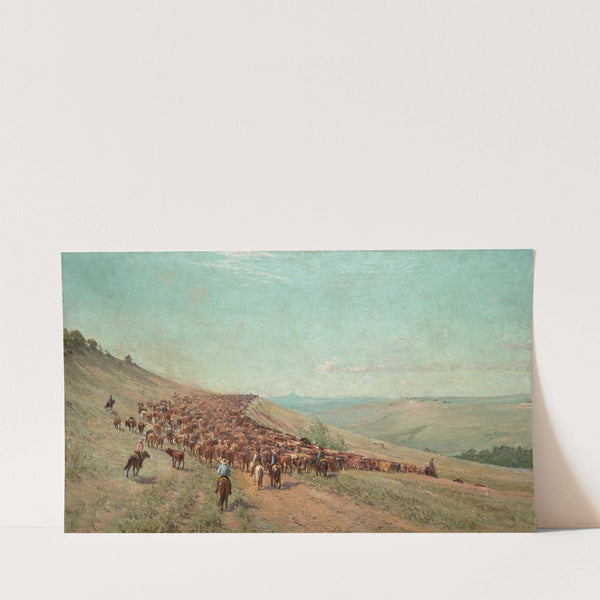 Driving the Herd (1904) by Frank Reaugh