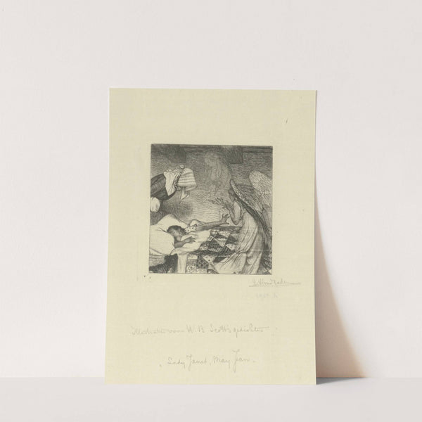 Dromende vrouw (1875) by Lawrence Alma-Tadema