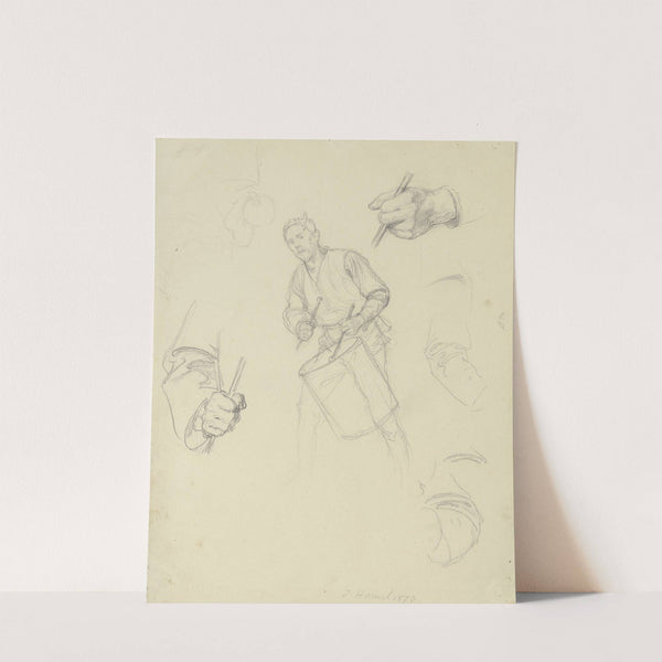 Drummer for the &#039;Peasants&#039; War&#039; by Julius Hamel