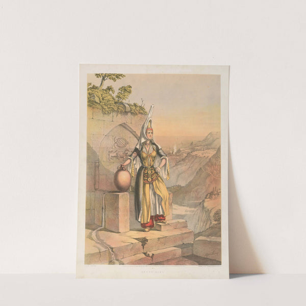 Druse Girl by Henry John Van-Lennep