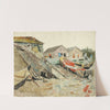 Drying Blankets Over Canoes by Theodore J. Richardson