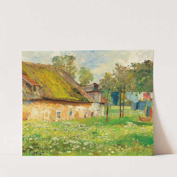 Drying laundry by Marie Egner