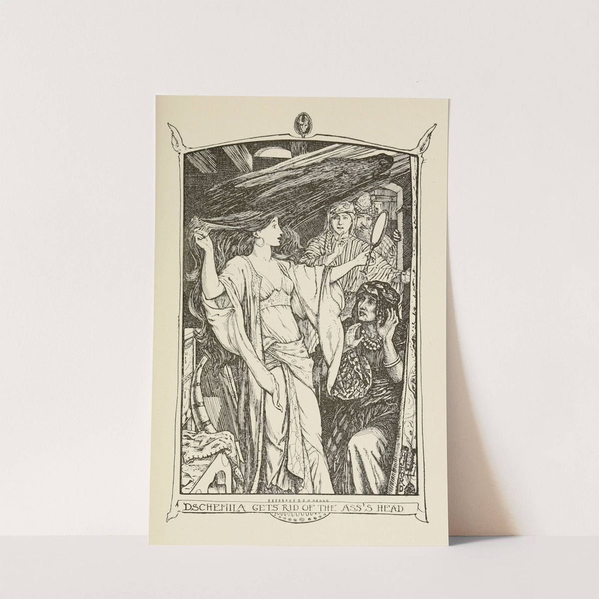 Dschemila gets rid of the Ass's Head by Henry Justice Ford