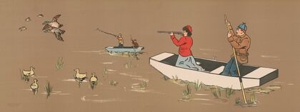 Duck shooting