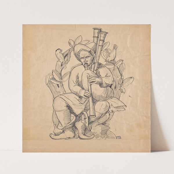 Dudelsackspieler by Franz Barwig the Elder