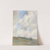 Duinlandschap bij storm met twee figuren (1872 - 1944) by Frans Smissaert