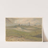 Duinlandschap met vuurtoren en nettenboeters (1872 - 1944) by Frans Smissaert