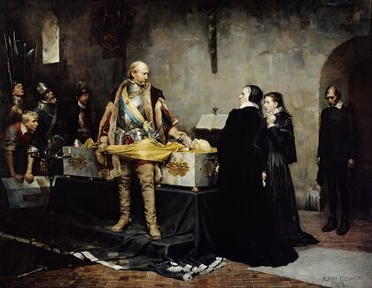 Duke Karl Insulting The Corpse Of Klaus Fleming