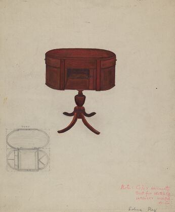 Duncan Phyfe Sewing Cabinet