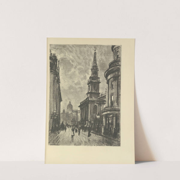 Duncannon Street, from Charing Cross (1928) by Joseph Pennell