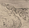 Dune et maison au Pouldu