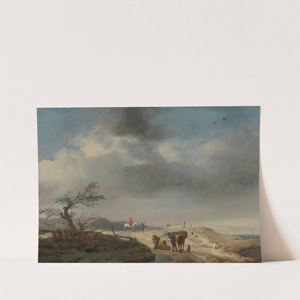 Dune Landscape With Figures by Philips Wouwerman
