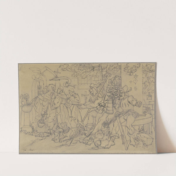 During the fair by Theodor Alt