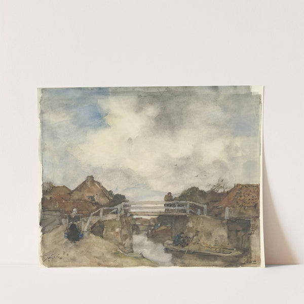 Dutch Canal, Rijswijk by Jacob Maris