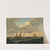 Dutch Koff And Ship Of The Line In A Moderate Breeze (1840) by Anton Melbye
