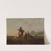 Landscape With Figures by Jacob van Strij