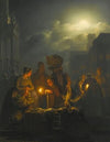 Dutch night market in the Kaasmarkt, Rotterdam