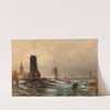 Dutch Sawmill, Water Mill and Flour Mill, near Amsterdam by Elias Pieter van Bommel