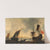 Dutch ships and boats at sea, a city beyond by Jacob Adriaensz. Bellevois